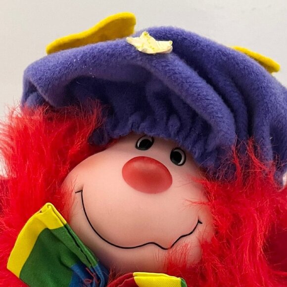 2 RAINBOW BRITE HATFUL SPARS SPRITES ROME0 & NATIVE AMERICAN Plush Dolls 7" tall - Picture 3 of 6